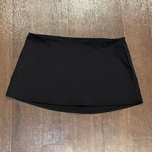Guizio Micro Mini Stretch Skirt Black Sz XS NWOT